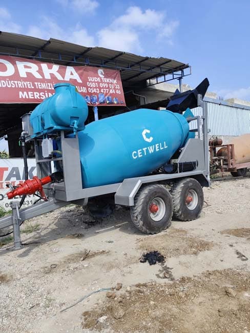 Mini beton mikseri üretim aşaması